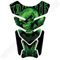Motografix Death Skull Green 3D Gel Tankpad Protector ST075G