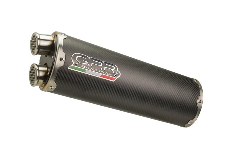 GPR DUAL CARBON SLIP-ON EXHAUST F 800 GT 2017/19 e4