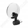 FAR Handlebar end mirror MINI LONG ROD CHROME | 7629 | handlebar 13-22mm | E-approved