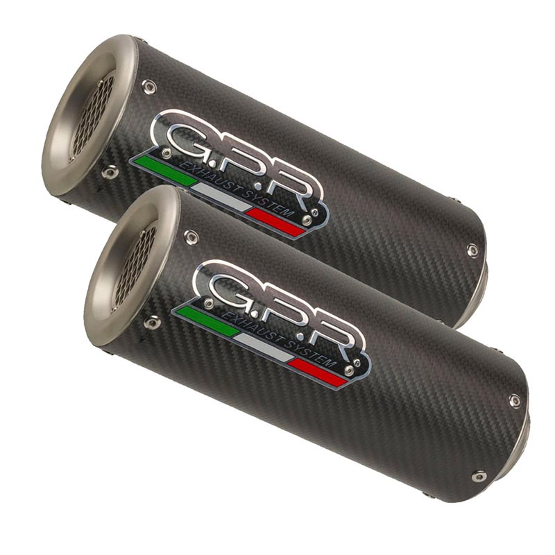 GPR M3 CARBON  PAIR RACING SLIP-ON EXHAUST SHIVER 900 2017/19 e4