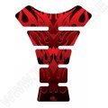 Motografix Tribal Hell Flame Red 3D Gel Tank Pad Protector ST061R