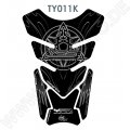 Motografix Yamaha Streetsport Black 3D Gel Tank Pad Protector TY011K
