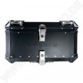 Topcase GPR TECH kompatibel mit Husqvarna Norden 901 2022/2023 e5 TOPCASE ALPI-TECH 55 LT SCHWARZ Topcase aus Aluminium, schwarz