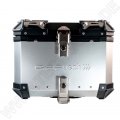 Topcase GPR TECH kompatibel mit Benelli Trk 502 X 2020/2023 e5 TOPCASE ALPI-TECH 45 LT. SILBER Topcase aus Aluminium, silberfarb