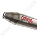 GPR Exhaust System  Triumph Baby Speed 2002/04 Homologated bolt-on silencer Furore Nero Baby Speed 2002/04