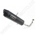 GPR Exhaust System  Kymco Agility 200 - i.e. R16 2010/14 Racing full system Furore Nero