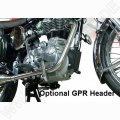 GPR Exhaust System  Royal Enfield Scram 411 2022/2023 e5 Decat pipe manifold Decatalizzatore