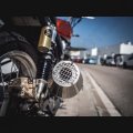 GPR Exhaust System  Yamaha Tt 600 R 1998/04 - Tt 600 E Universal Homologated silencer without link pipe  Ultracone Inox Cafè Rac