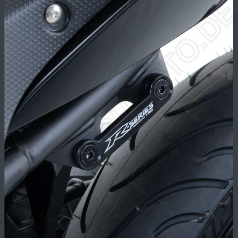 R&G Rear Foot Rest Plates Yamaha YZF-R 25 / R3 (BLP0049BK)