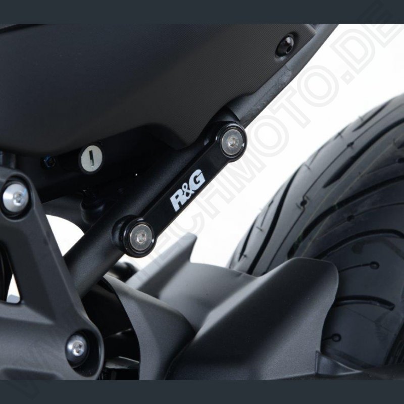 R&G Rear Foot Rest Blanking Plate Kit Yamaha Tracer 700 2016- / Tracer 7 / GT 2021-