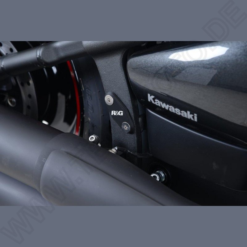 R&G Rear Foot Rest Blanking Plate Kit Kawasaki Vulcan VN 900 Custom \'07-