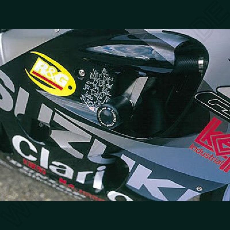 R&G Racing Crash Protectors \"No Cut\" Suzuki GSX-R 600 / 750 1996-2000