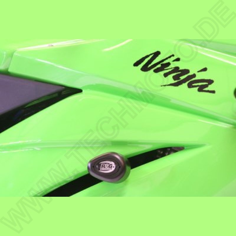 R&G Racing Crash Protectors \"No Cut\" Kawasaki Ninja ZX 250 R 2008-2012