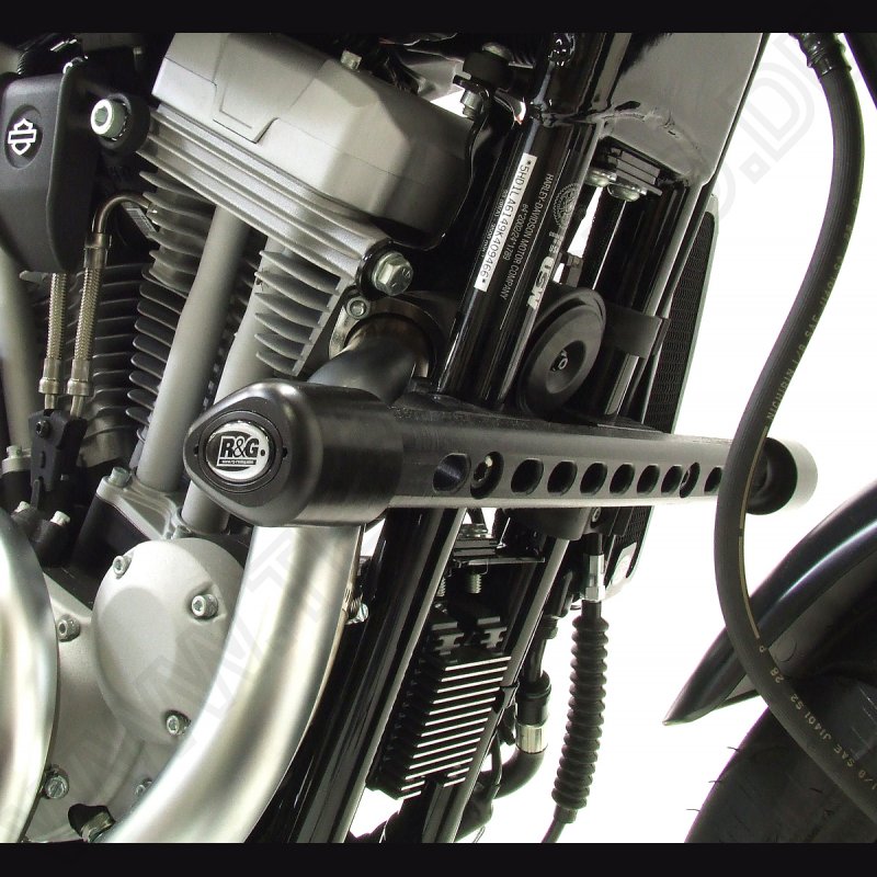 R&G Racing Crash Protectors \"No Cut\" Harley Davidson XR 1200