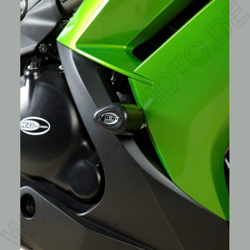 R&G Racing Crash Protectors \"No Cut\" Kawasaki ER 6 F 2012-