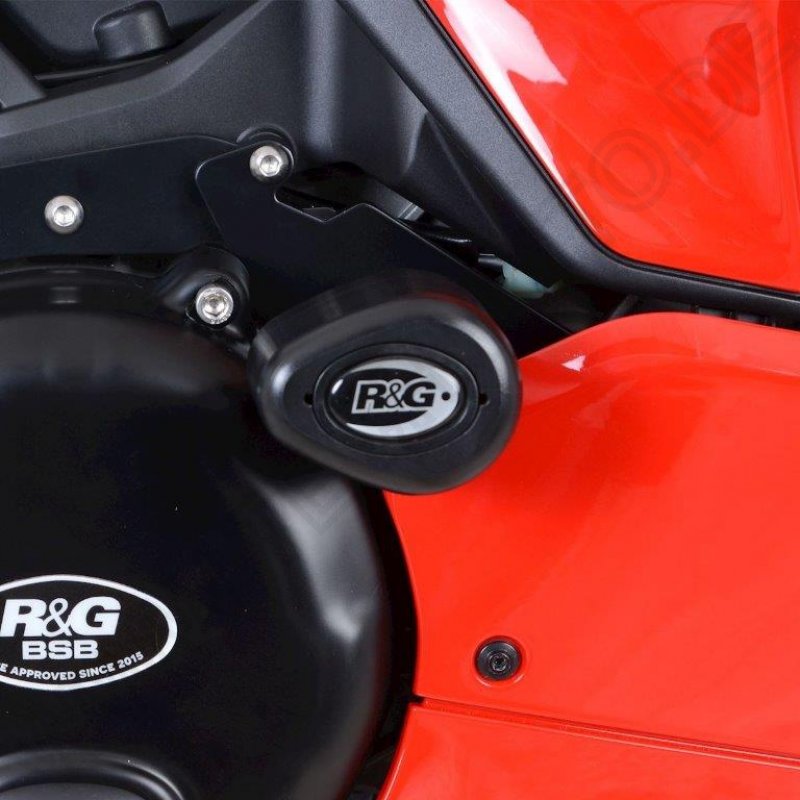 R&G Racing Crash Protectors \"No Cut\" Ducati Panigale V2 2020- / Streetfighter V2 2022-