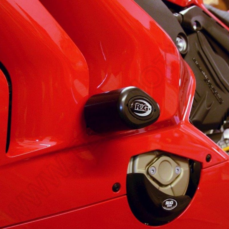 R&G Sturzpads \"No Cut\" Ducati Panigale V4 / V4 S 2020-2021 / V4 R 2019-2021