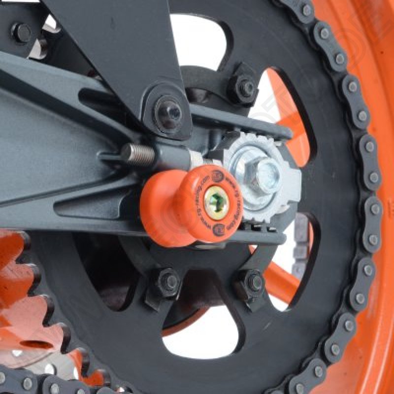 R&G Racing Swingarm Protectors \"Orange\" KTM RC 8 / RC 8 R