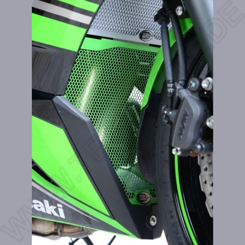 R&G Racing Krümmerschutz \"GREEN LINE\" Kawasaki Ninja 650 2017-