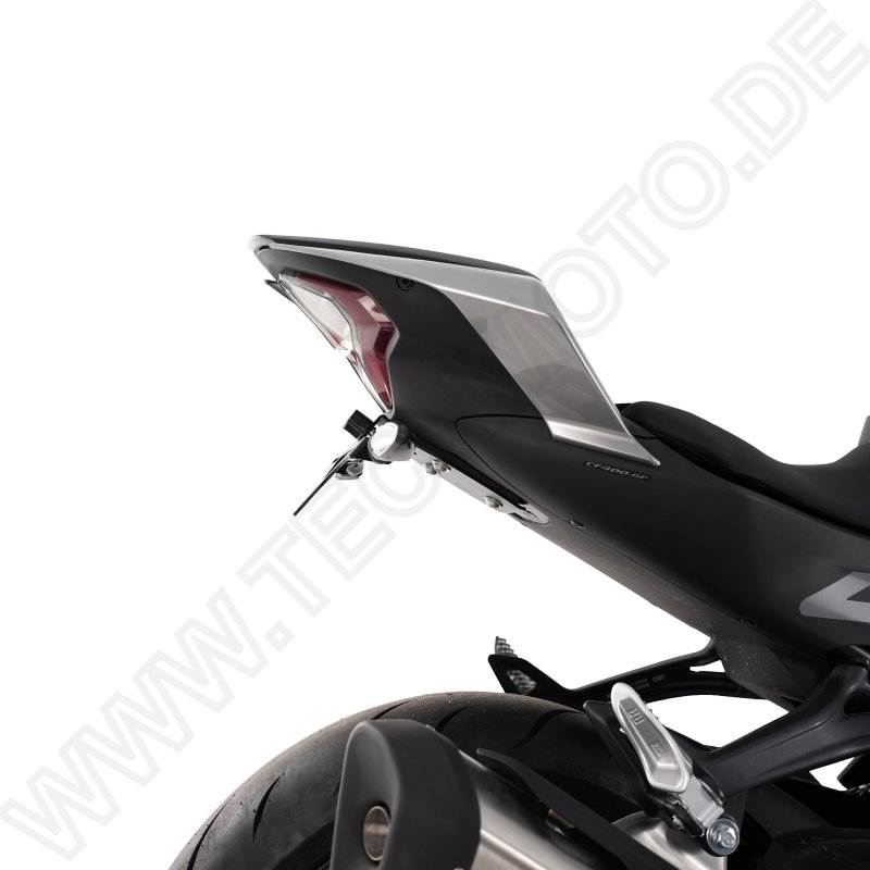 R&G Premium Kennzeichenhalter \"SHORT Black\" CF Moto 450 SR 2023-