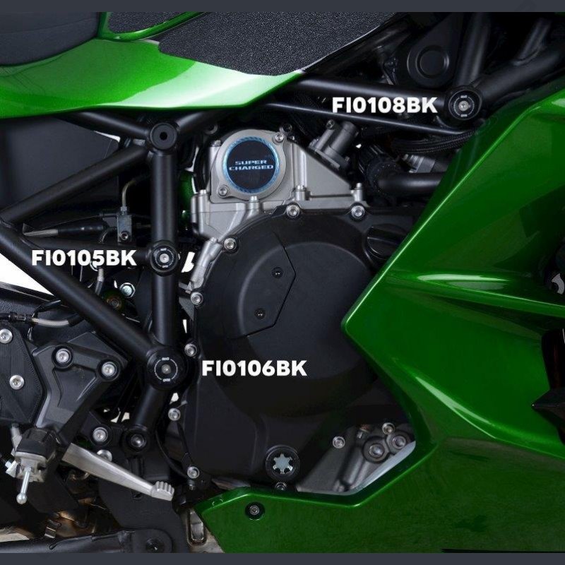 R&G Racing frame plug kit Kawasaki H2 SX 2018-