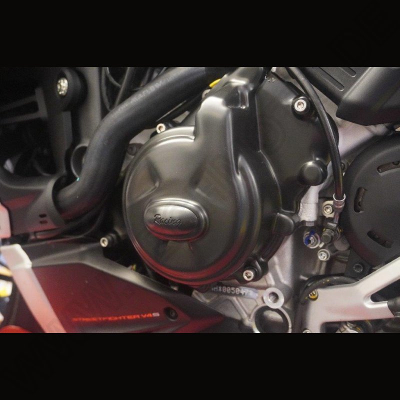 R&G \"Strong Race\" Engine Case Cover Kit Ducati Streetfighter V4