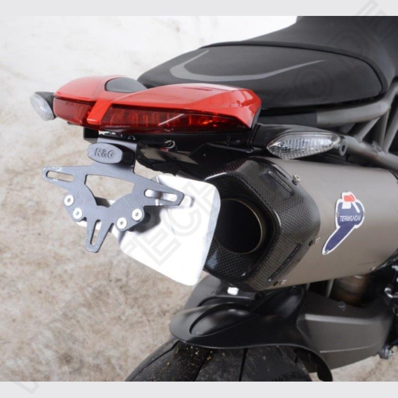 R&G Premium Licence plate holder \"Termignoni\" with heat shield Ducati Hypermotard 950 2019-2020