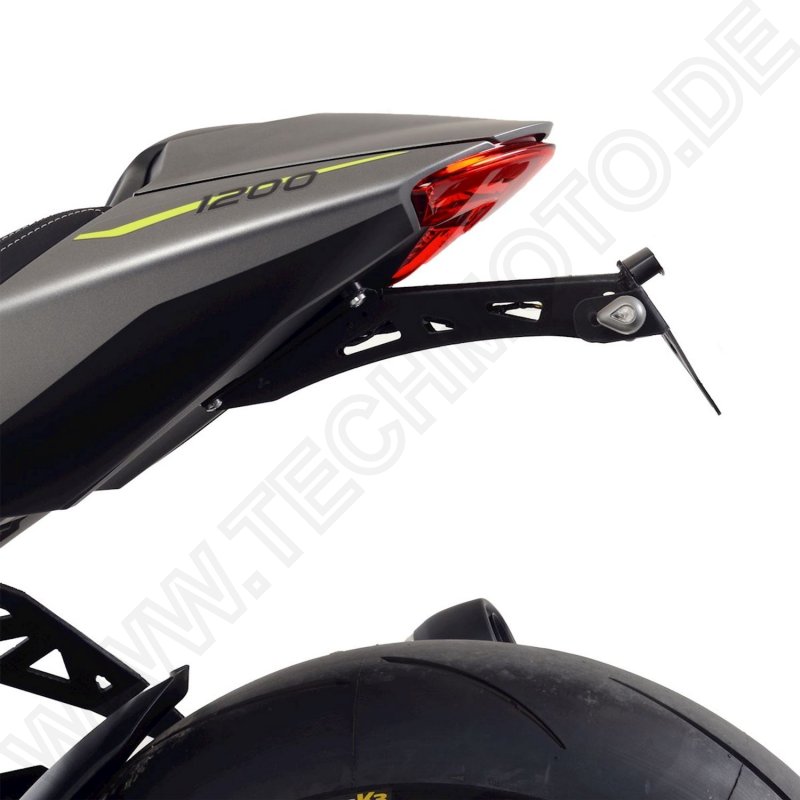 R&G Premium Kennzeichenhalter \"Black\" Triumph Speed Triple 1200 RS 2021- / 1200 RR 2022-