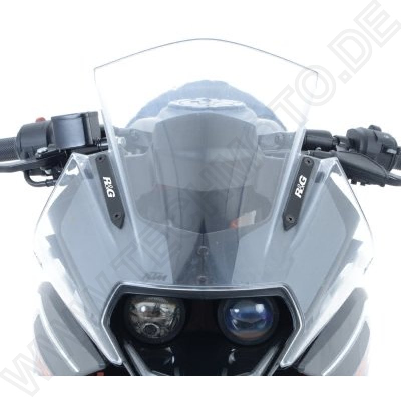 R&G Racing Mirror Blanking Plates KTM RC 125 / 200 / 390 2014-2021