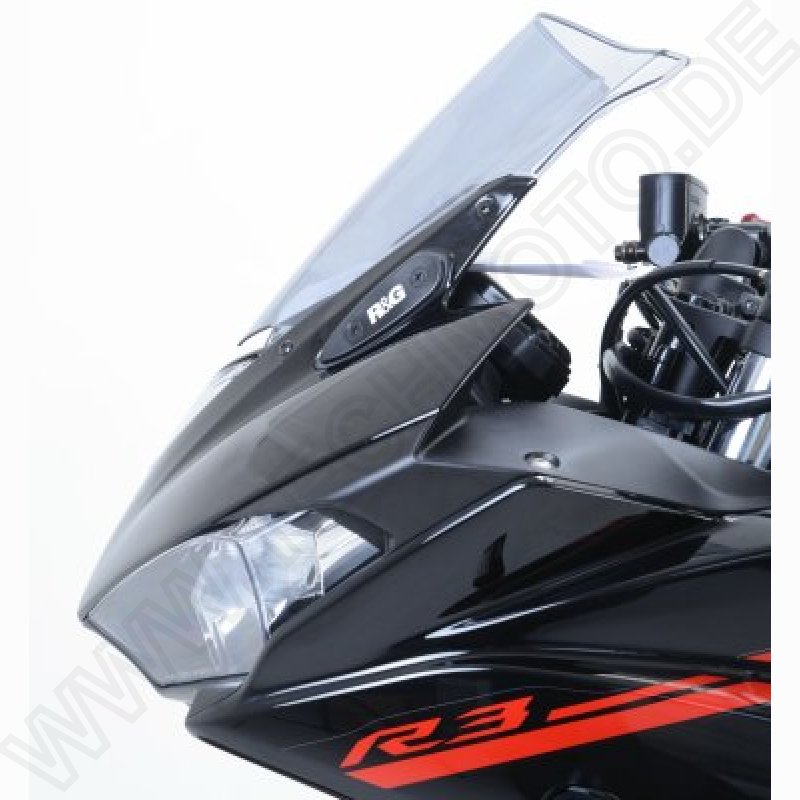 R&G Racing Mirror Blanking Plates Yamaha YZF-R25 / YZF-R3 2014-2018