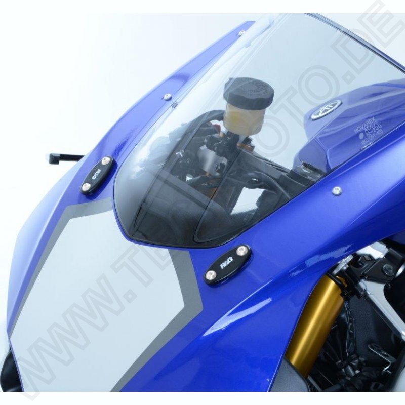 R&G Racing Mirror Blanking Plates Yamaha YZF R1 2015-2019