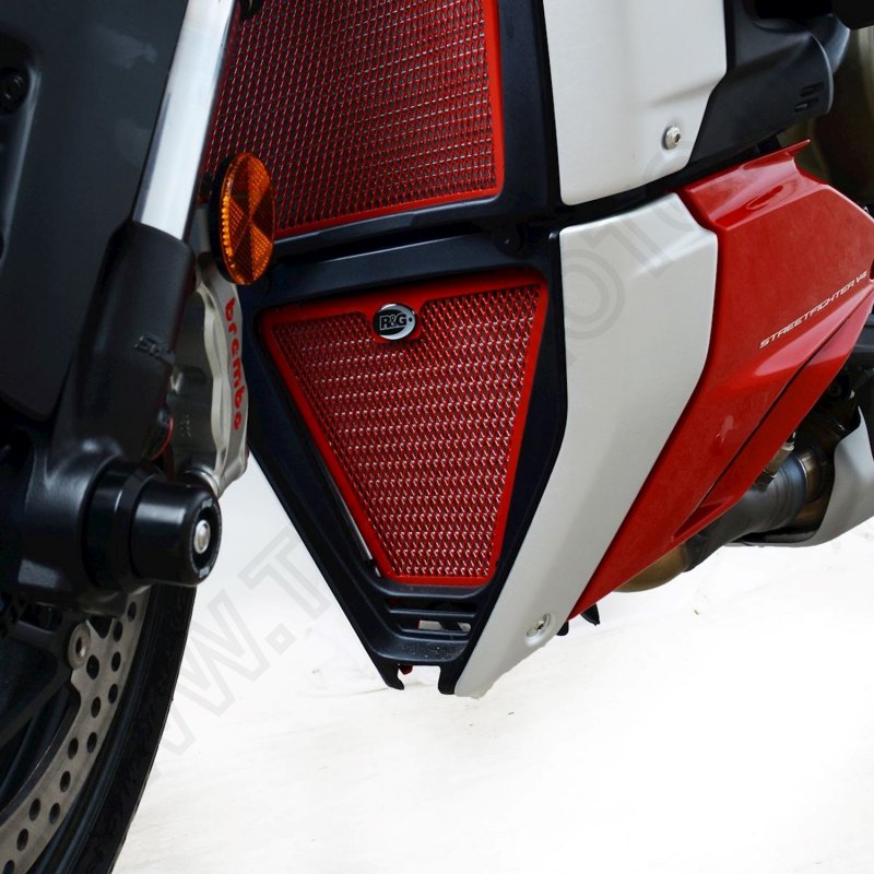 R&G Kühlergitter Ölkühler \"RED\" Ducati Streetfighter V4