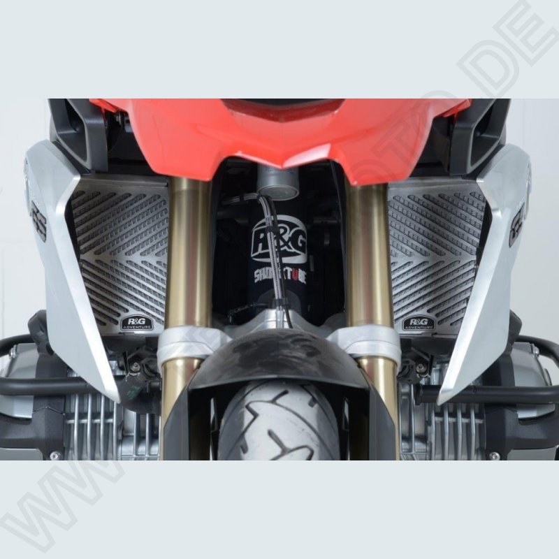 R&G Radiator Guard Kit stainless steel BMW R 1200 GS 2013- / R 1250 GS 2018- / R 1250 RT 2019-