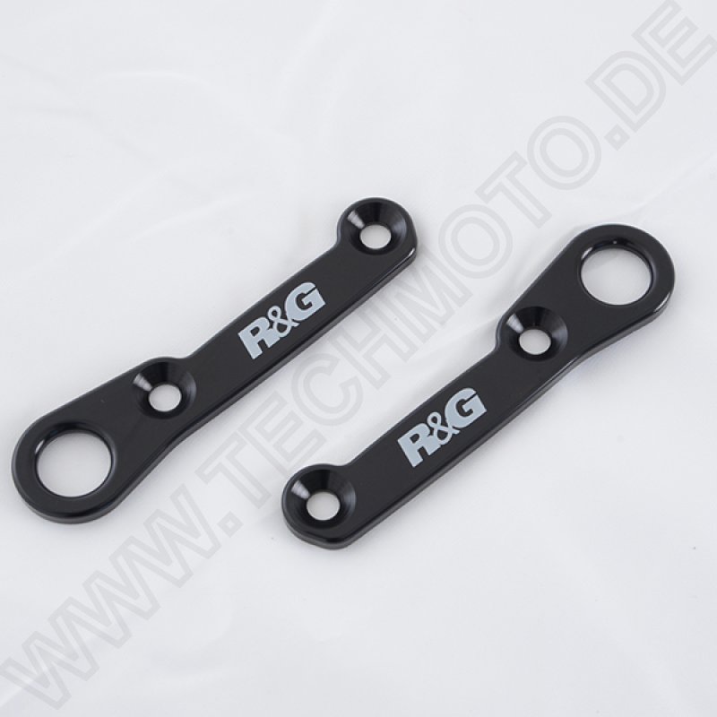 R&G Tie-Down Hooks Pair Kawasaki Ninja 125 / Z 125 2019- / KLR 650 2022-