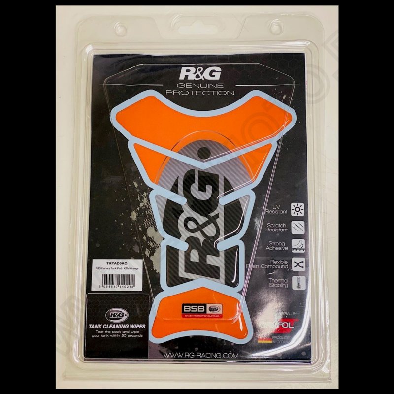 R&G Racing BSB Series Tank Pad \"ORANGE\"