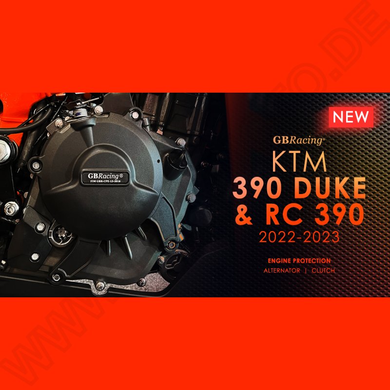 GB Racing Motor Protektor Set KTM RC 390 / Duke 390 2022-