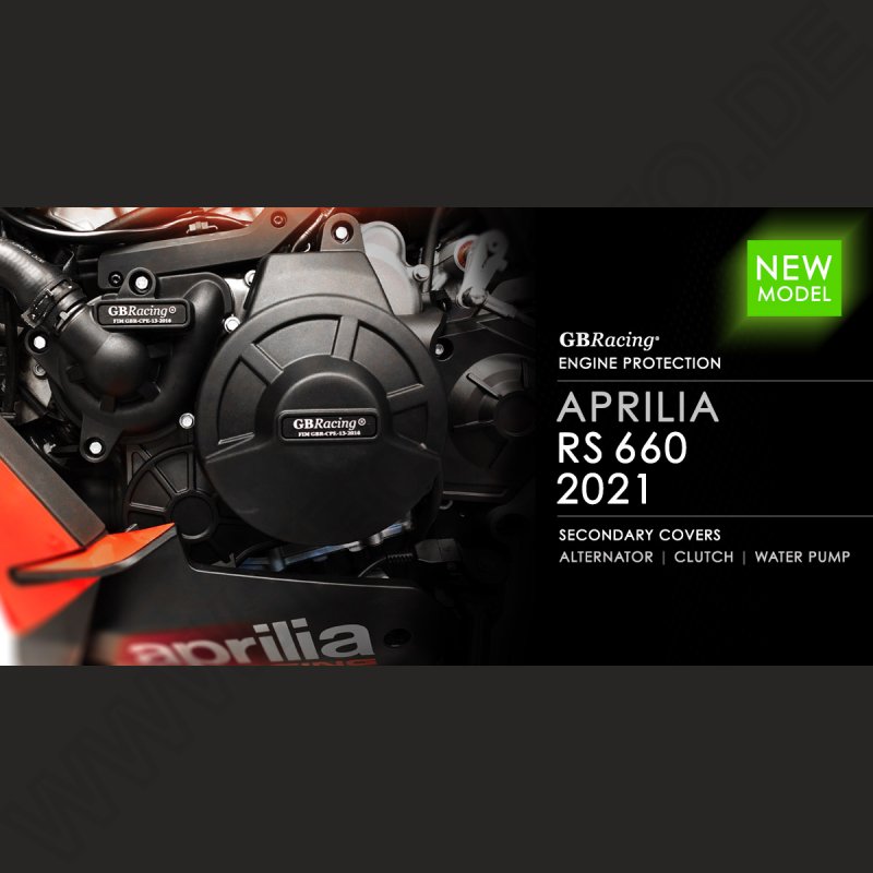 GB Racing Engine Cover Set Aprilia RS 660 / Tuono 660 2021- / Tuareg 660 2022-