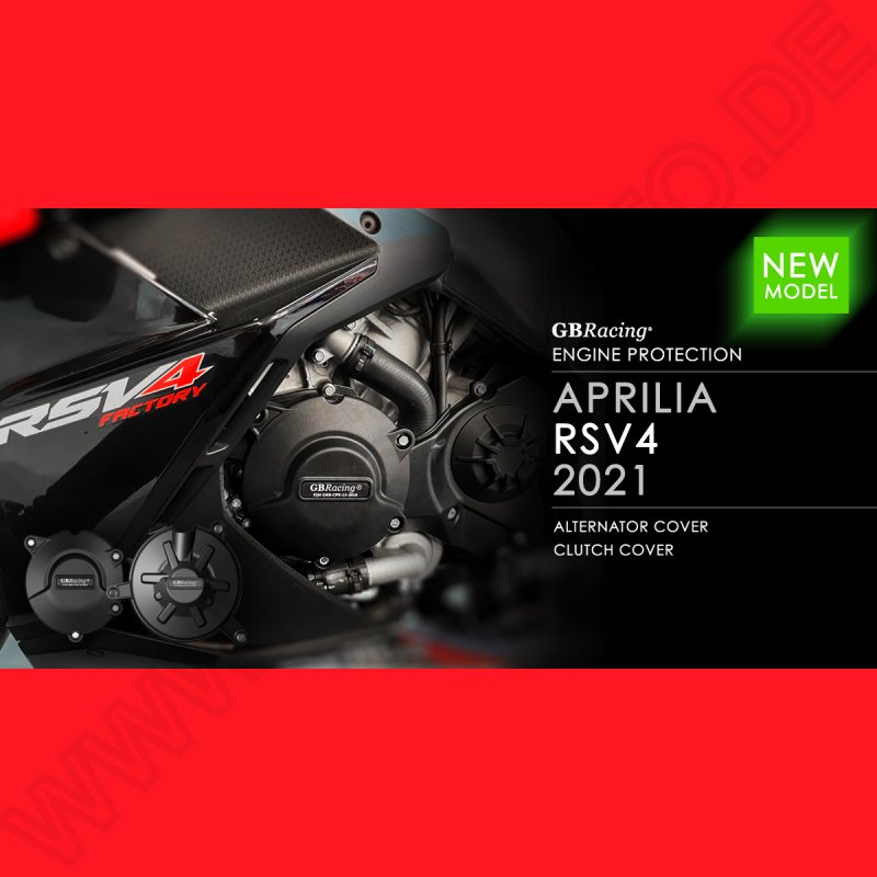 GB Racing Engine Cover Set Aprilia RSV 4 / Tuono V4 2021-