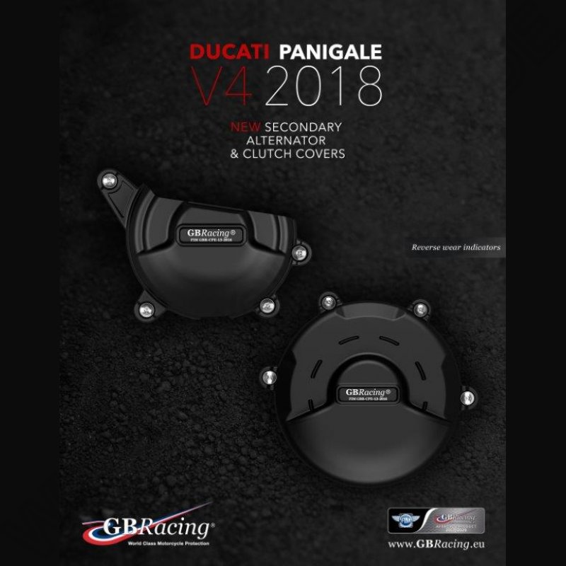 Ducati Panigale V4 2018 2019 GB Racing Engine Case Cover Set