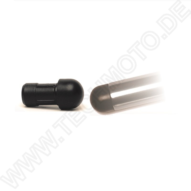 Accossato Racing handlebars endcap black for CNC 50 / 51 / 53 with 10°