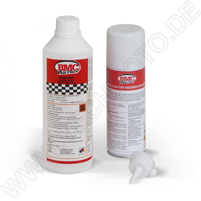 BMC Air Filter Washing Kit (Oil Spray 200ml and Cleaner 500ml)