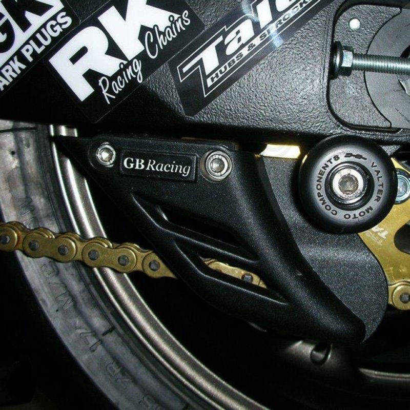 R&G RACING CARBON TOE CHAIN GUARD ABS Shark's Fin Yamaha YZF-R1 SP 2006