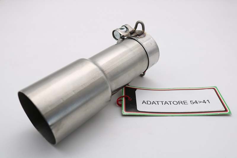 GPR Exhaust Cafè Racer Accessorio - tubo adattatore 54 > 41 Link pipe adaptor from Diam 54 To Diam 41 Accessorio - Accessory