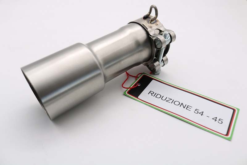 GPR Exhaust Cafè Racer Accessorio - tubo adattatore 54 > 45 Link pipe adaptor from Diam 54 To Diam 45 Accessorio - Accessory