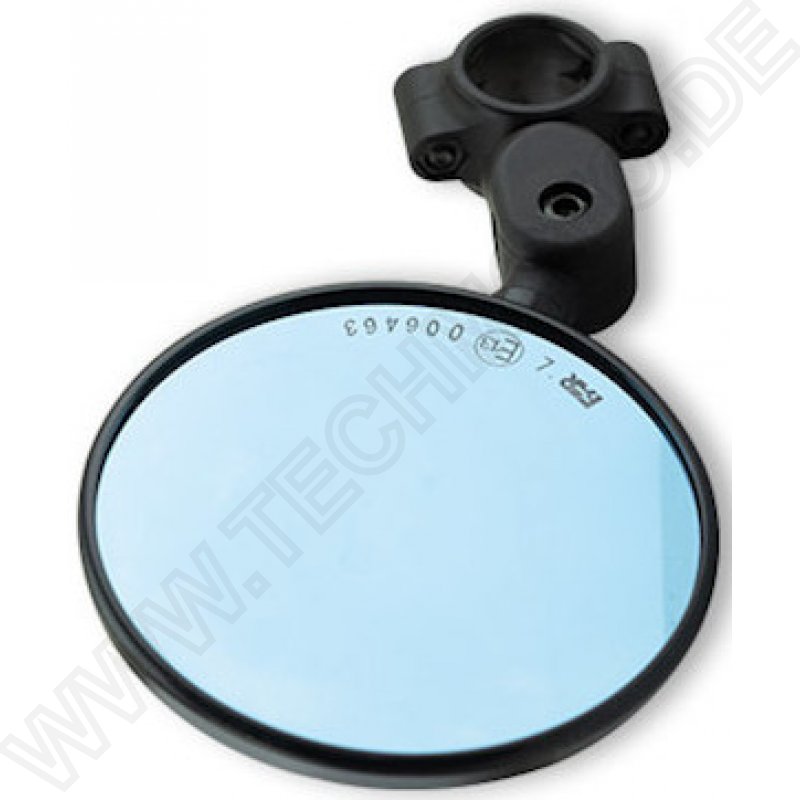 FAR SUMO mirror Flexi 7699 | ABS | Black | pcs | Clamping 22-24 | adjustable | Ø 105mm | E-approved