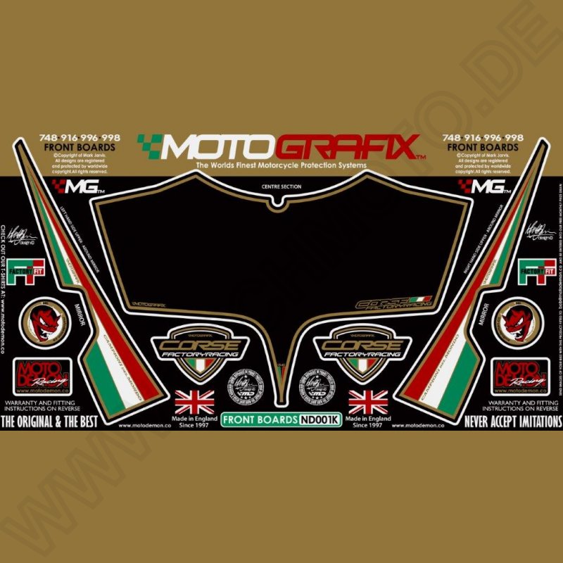 Motografix Stone Chip Protection front Ducati 748 / 916 / 996 / 998 ND001K