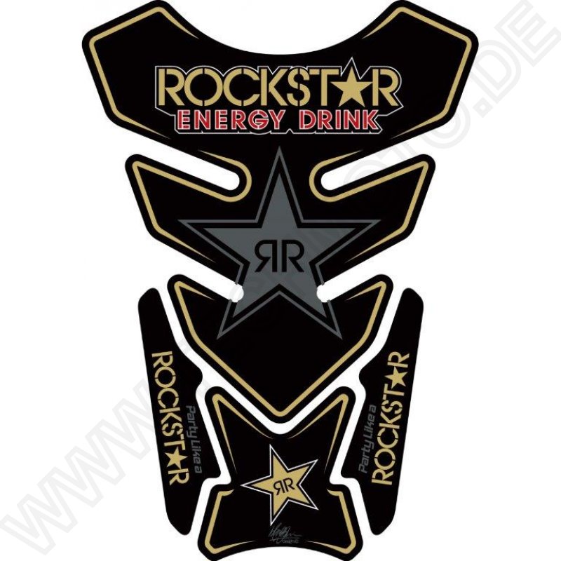 Motografix Rockstar Energy Drink 3D Gel Tank Pad Protector RKSTR01