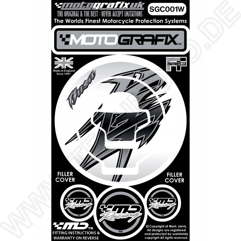 Motografix Filler/Gas cap protection Kawasaki Z models SGC001W