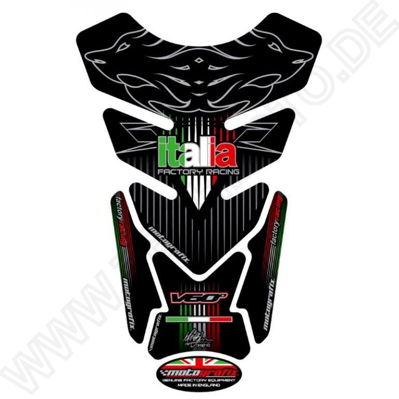 Aprilia V60° Racing Motorcycle Tank Pad Motografix 3D Gel Protector TA007K