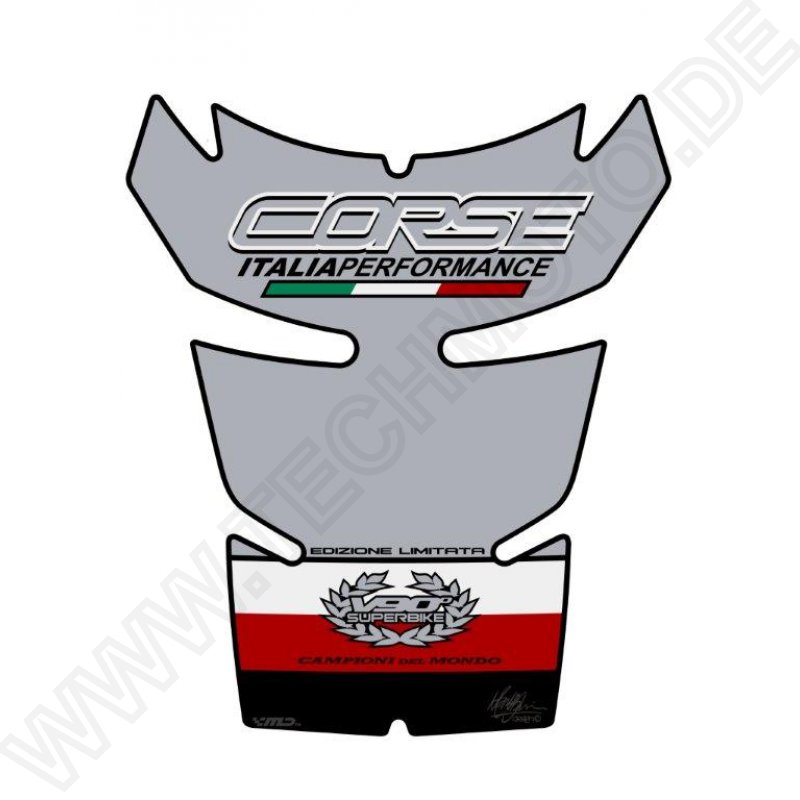 Ducati Corse V90° Motografix 3D Gel Tank Pad Protector TD015CR